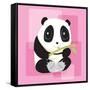 Anime Panda-Harry Briggs-Framed Stretched Canvas