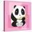 Anime Panda-Harry Briggs-Stretched Canvas