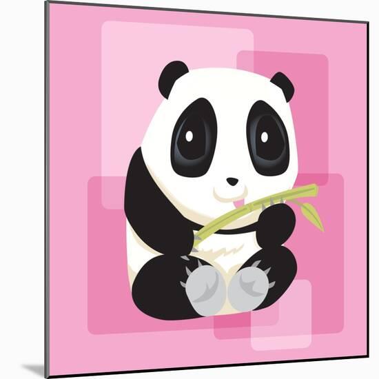 Anime Panda-Harry Briggs-Mounted Giclee Print