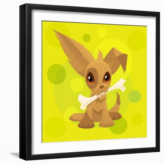 Anime Puppy-Harry Briggs-Framed Giclee Print