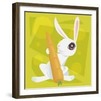 Anime Rabbit-Harry Briggs-Framed Giclee Print