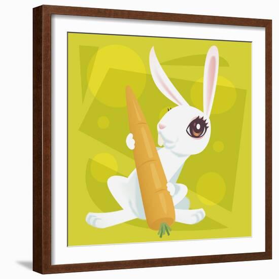 Anime Rabbit-Harry Briggs-Framed Giclee Print