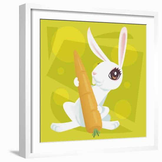 Anime Rabbit-Harry Briggs-Framed Giclee Print