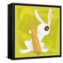 Anime Rabbit-Harry Briggs-Framed Stretched Canvas