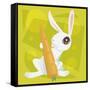 Anime Rabbit-Harry Briggs-Framed Stretched Canvas