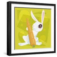 Anime Rabbit-Harry Briggs-Framed Giclee Print