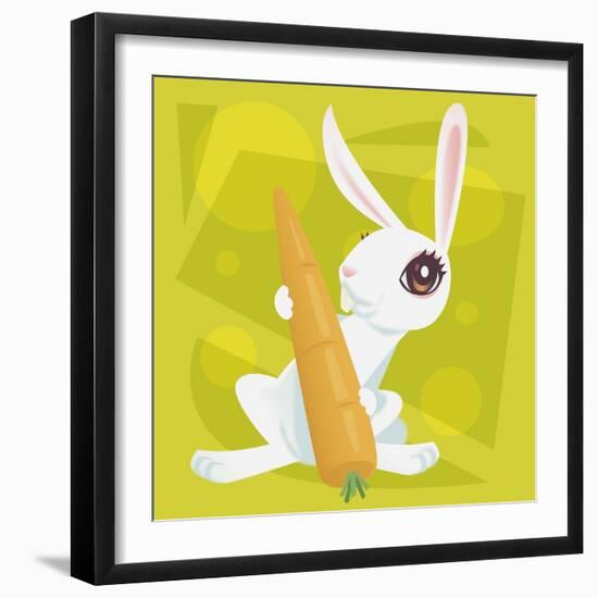 Anime Rabbit-Harry Briggs-Framed Giclee Print