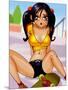 Anime Skate Beauty-Harry Briggs-Mounted Giclee Print