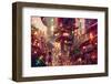 Anime Street Scene Computer Generated-iKinoto-Framed Photographic Print