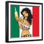 Anime Tequila Girl-Harry Briggs-Framed Giclee Print