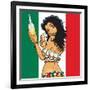 Anime Tequila Girl-Harry Briggs-Framed Giclee Print