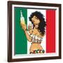 Anime Tequila Girl-Harry Briggs-Framed Giclee Print