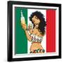 Anime Tequila Girl-Harry Briggs-Framed Giclee Print