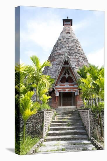 Animist Family Burial Tomb Near Buhit in Rural Samosir Island-Annie Owen-Stretched Canvas