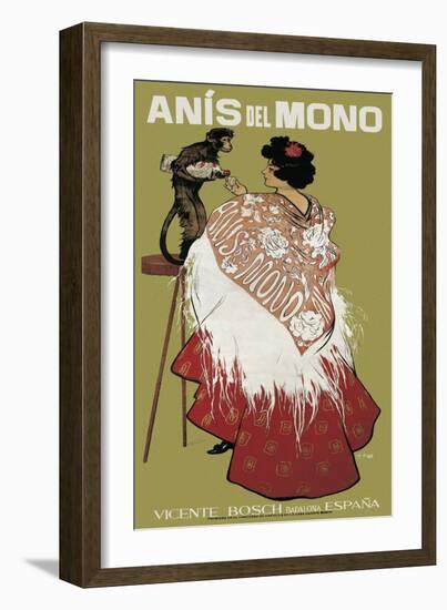 Anis Del Mono-Ramon Casas i Carbo-Framed Art Print