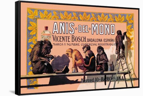 Anis del Mono-null-Framed Stretched Canvas