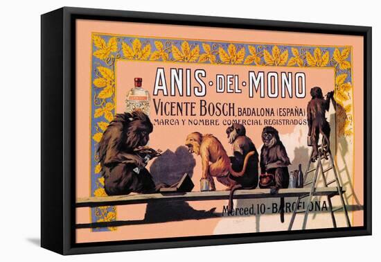 Anis del Mono-null-Framed Stretched Canvas