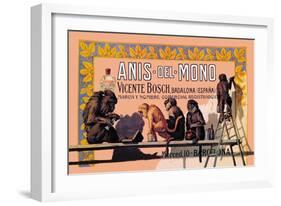 Anis del Mono-null-Framed Art Print