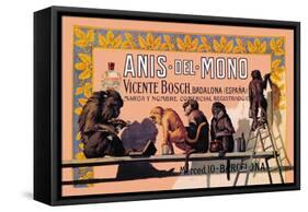 Anis del Mono-null-Framed Stretched Canvas