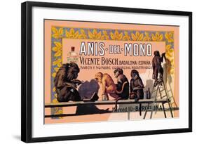 Anis del Mono-null-Framed Art Print