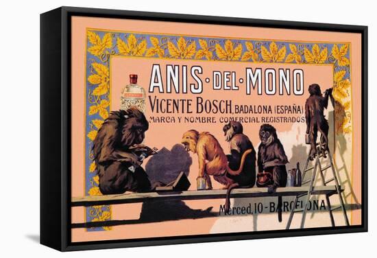 Anis del Mono-null-Framed Stretched Canvas