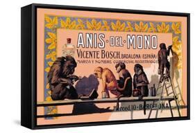 Anis del Mono-null-Framed Stretched Canvas