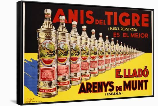 Anis Del Tigre Alcoholic Beverage Poster-Zsolt-Framed Stretched Canvas