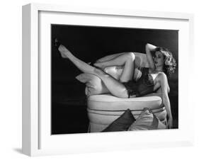 Anita Ekberg (b/w photo)-null-Framed Photo