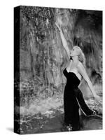 Anita Ekberg in the film 'La Dolce Vita', 1960 (film still)-Italian School-Stretched Canvas