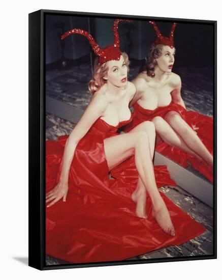 Anita Ekberg-null-Framed Stretched Canvas