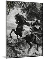 Anita Garibaldi at Crossing on Canvas River, Uruguay-Jessie White Mario-Mounted Giclee Print