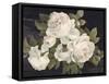 Anitque Roses on Black-Danhui Nai-Framed Stretched Canvas