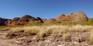 Beehive Dome, Colorful Layered Rock Formation at Mirima Hidden Valley, Mini Bungle Bungles, Kununur-Anja Hennern-Framed Photographic Print