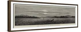 Anjer, on the Coast of Java, Destroyed by the Eruption-null-Framed Giclee Print