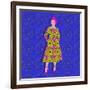 Ankara Wow-Claire Huntley-Framed Giclee Print