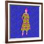 Ankara Wow-Claire Huntley-Framed Giclee Print