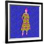 Ankara Wow-Claire Huntley-Framed Giclee Print