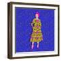 Ankara Wow-Claire Huntley-Framed Giclee Print