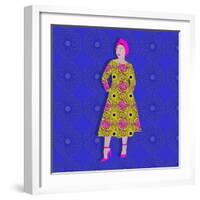 Ankara Wow-Claire Huntley-Framed Giclee Print