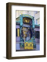 Anker Clock, Vienna, Austria, Europe-Neil Farrin-Framed Photographic Print