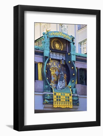 Anker Clock, Vienna, Austria, Europe-Neil Farrin-Framed Photographic Print