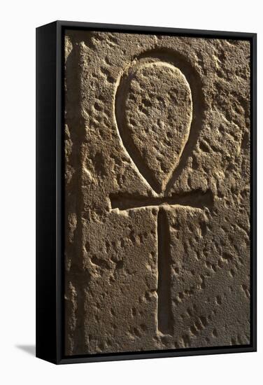 Ankh or Key of Life. Relief-null-Framed Stretched Canvas