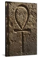 Ankh or Key of Life. Relief-null-Stretched Canvas