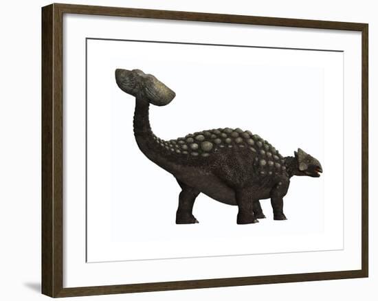 Ankylosaurus, a Heavily Armored Dinosaur from the Cretaceous Period-null-Framed Art Print