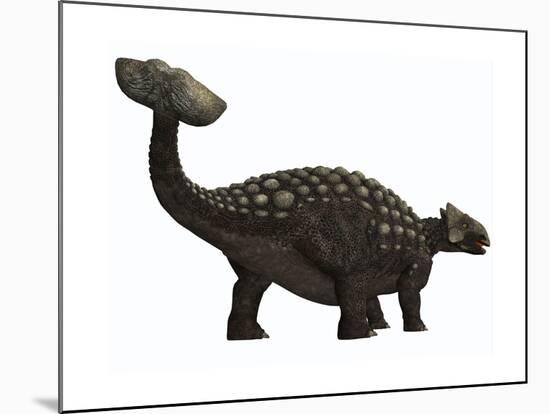 Ankylosaurus, a Heavily Armored Dinosaur from the Cretaceous Period-null-Mounted Art Print