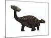 Ankylosaurus, a Heavily Armored Dinosaur from the Cretaceous Period-null-Mounted Art Print
