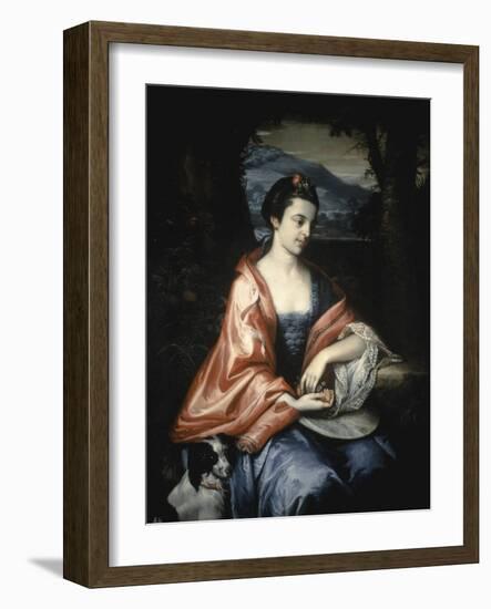 Ann Allen, Later Mrs John Penn, August 1763-Benjamin West-Framed Giclee Print