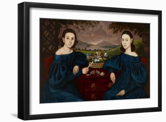 Ann and Eliza Dusenberry, 1838-Orlando Hand Bears-Framed Giclee Print