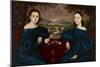 Ann and Eliza Dusenberry, 1838-Orlando Hand Bears-Mounted Giclee Print