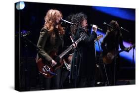 Ann and Nancy Wilson of Heart Perform for Marines in San Diego, Dec. 3, 2010-null-Stretched Canvas